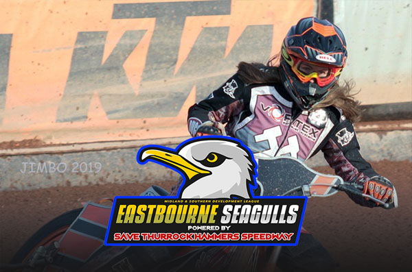 Cesca Wright_ Eastbourne Seagulls MSDL team Powered By Thurrock Hammers Speedway